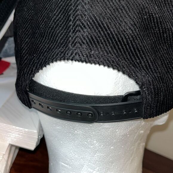 NEW Pimp Shrimp Clothing Co. BLACK CORDUROY Hat Cap SnapBack Full Logo Fishing - Picture 3 of 4